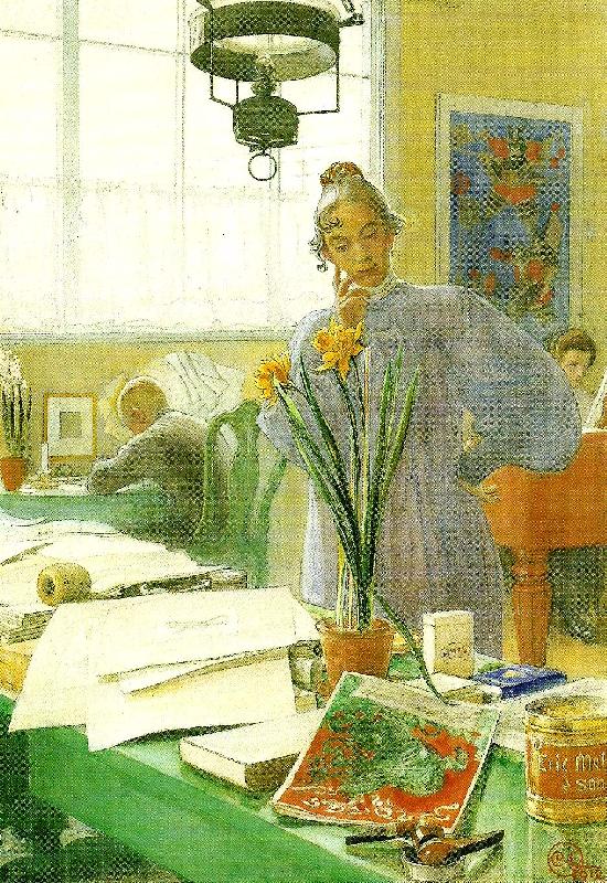 Carl Larsson min hustru Germany oil painting art